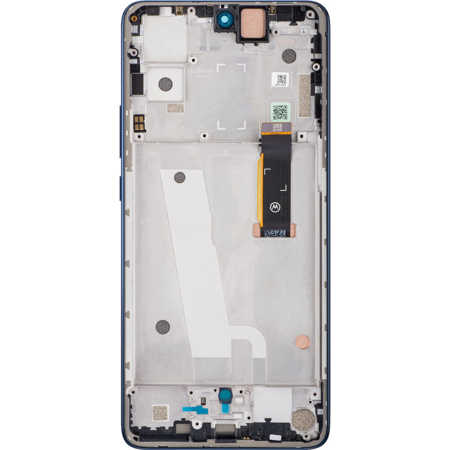Motorola Edge 30 dotykový displej, s rámom, Meteoritovo sivá, servisný balíček 5D68C20584