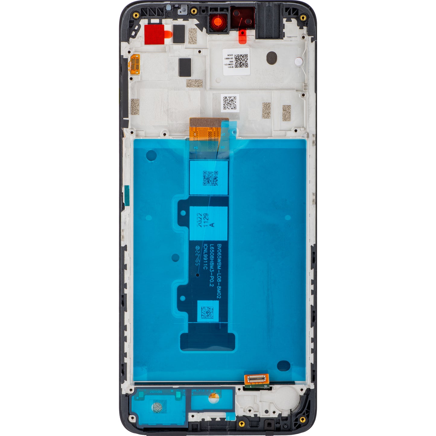 Motorola Moto Moto G22 dotykový displej, s rámom, čierny, servisný balíček 5D68C20423