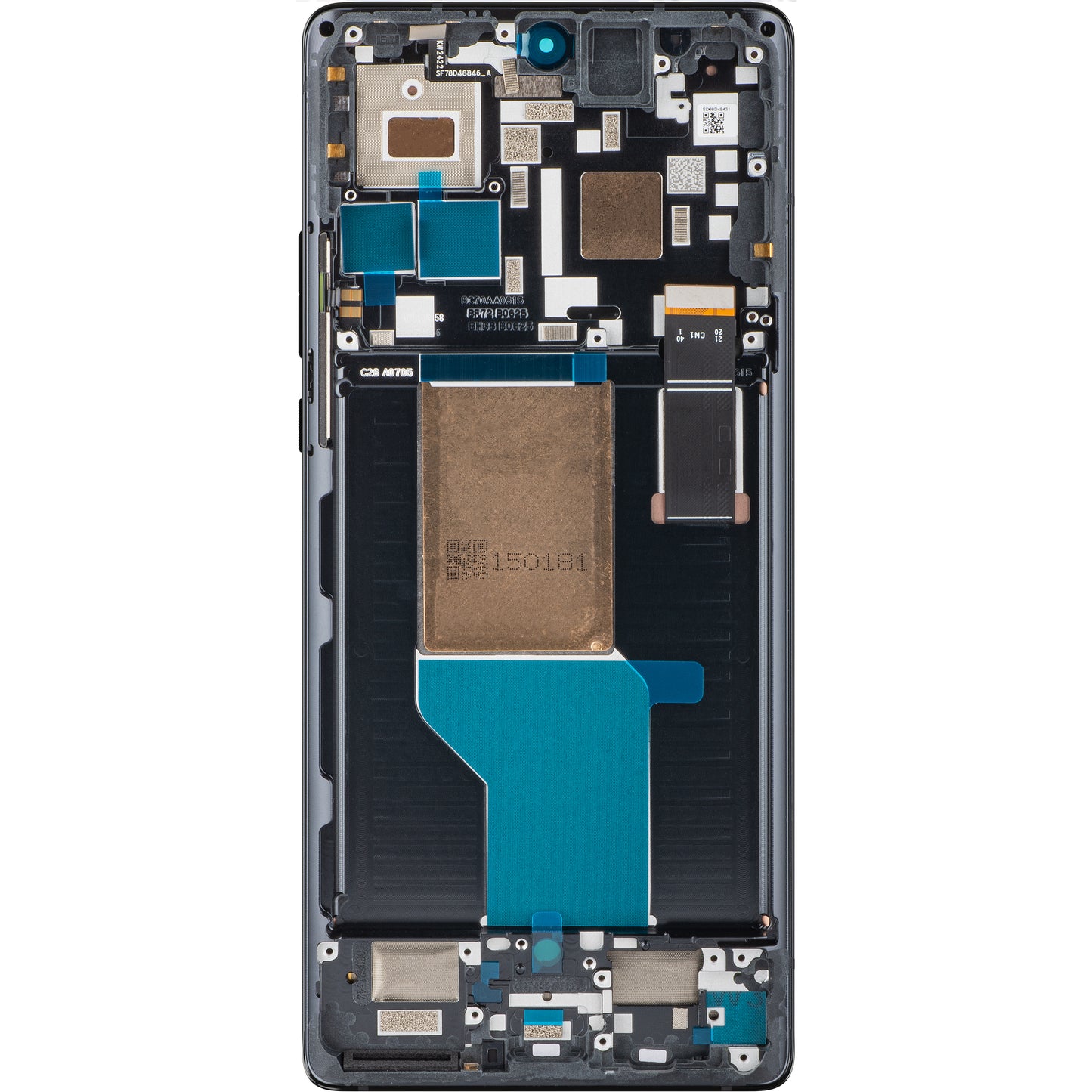 Motorola Edge 30 Ultra dotykový displej, s rámom, čierny (Interstellar Black), servisný balíček 5D68C21452