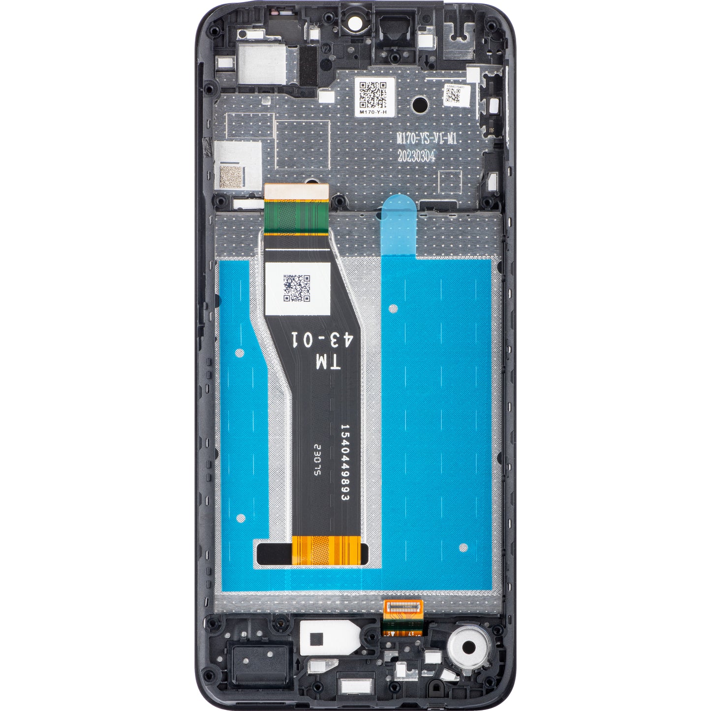 Motorola Moto Moto E13 dotykový displej s rámom, čierny, servisný balík 5D68C22340