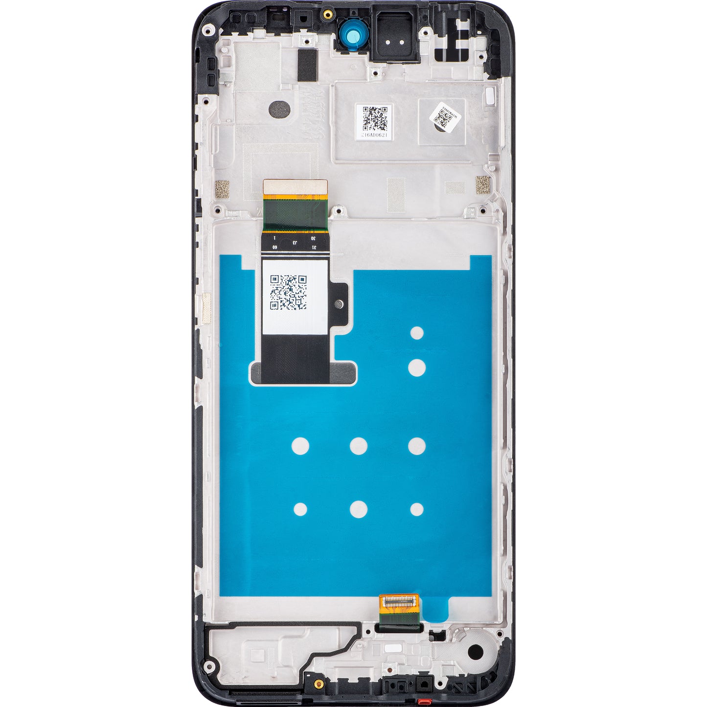 Motorola Moto G13 dotykový displej s dotykovým sklom, s rámom, čierny (matný uhlík), servisný balík 5D68C22318