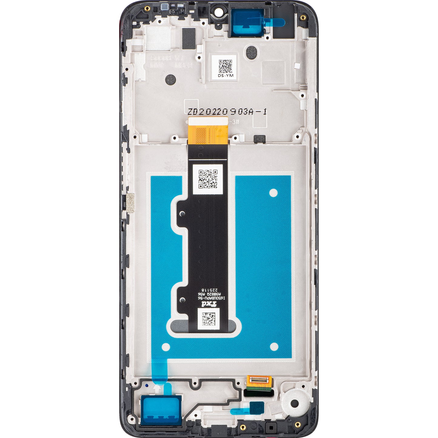 Motorola Moto Moto E22i / E22 dotykový displej, s rámom, čierny, servisný balík 5D68C21594
