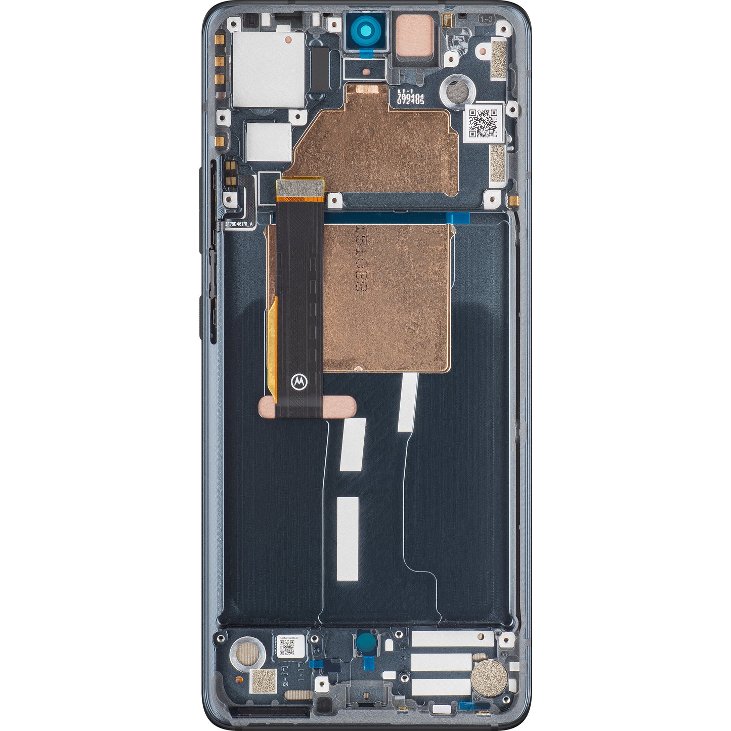 Motorola Edge 30 Fusion dotykový displej, s rámom, čierny (Cosmic Grey), servisný balíček 5D68C21527