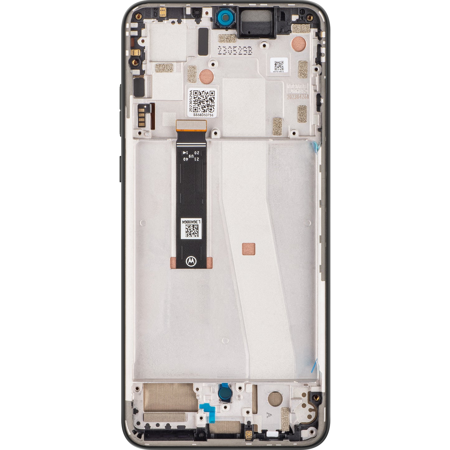 Motorola Edge 30 Neo dotykový displej, s rámom, čierny onyx, servisný balíček 5D68C21403