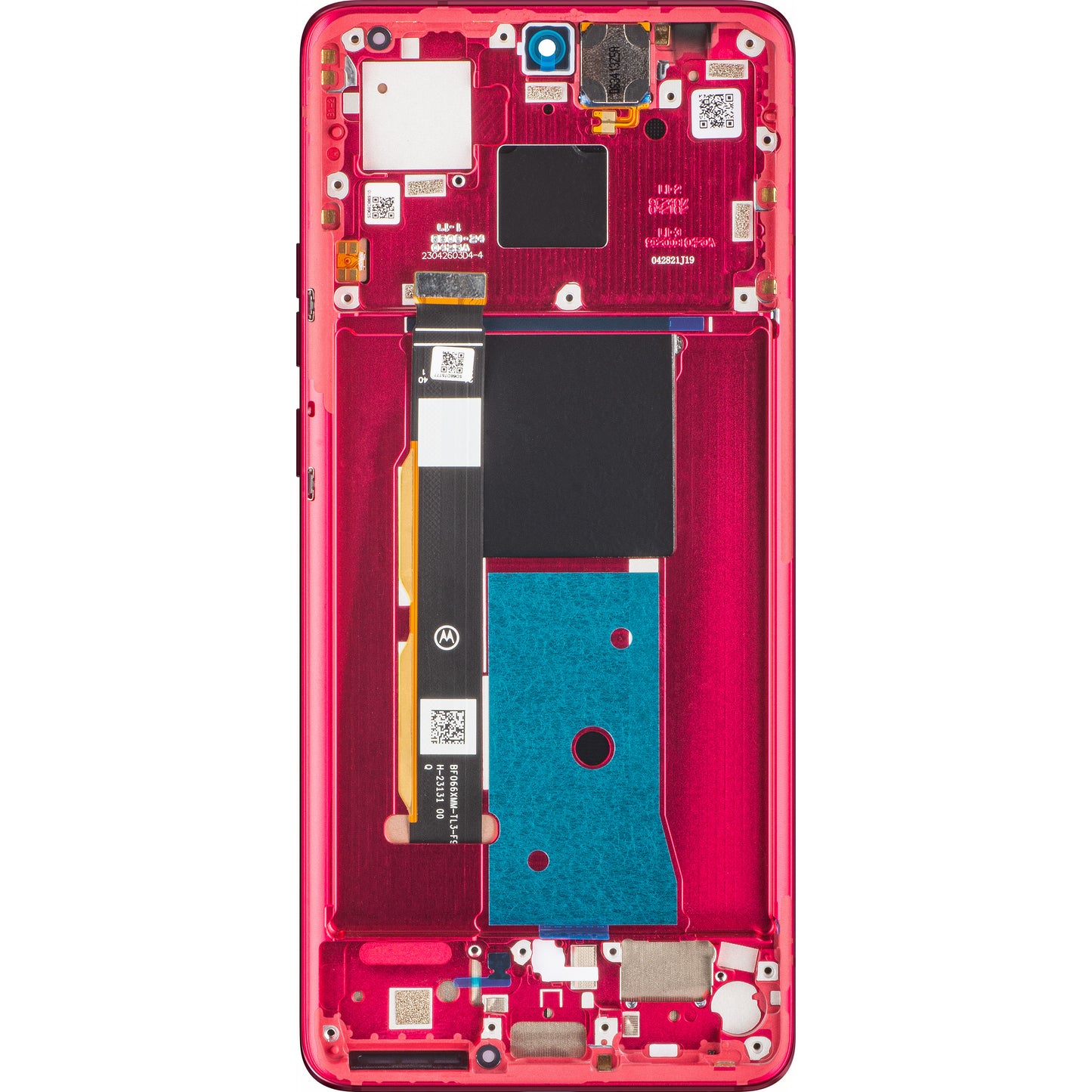 Motorola Edge 40 dotykový displej, s rámom, červený (Viva Magenta), servisný balík 5D68C22712