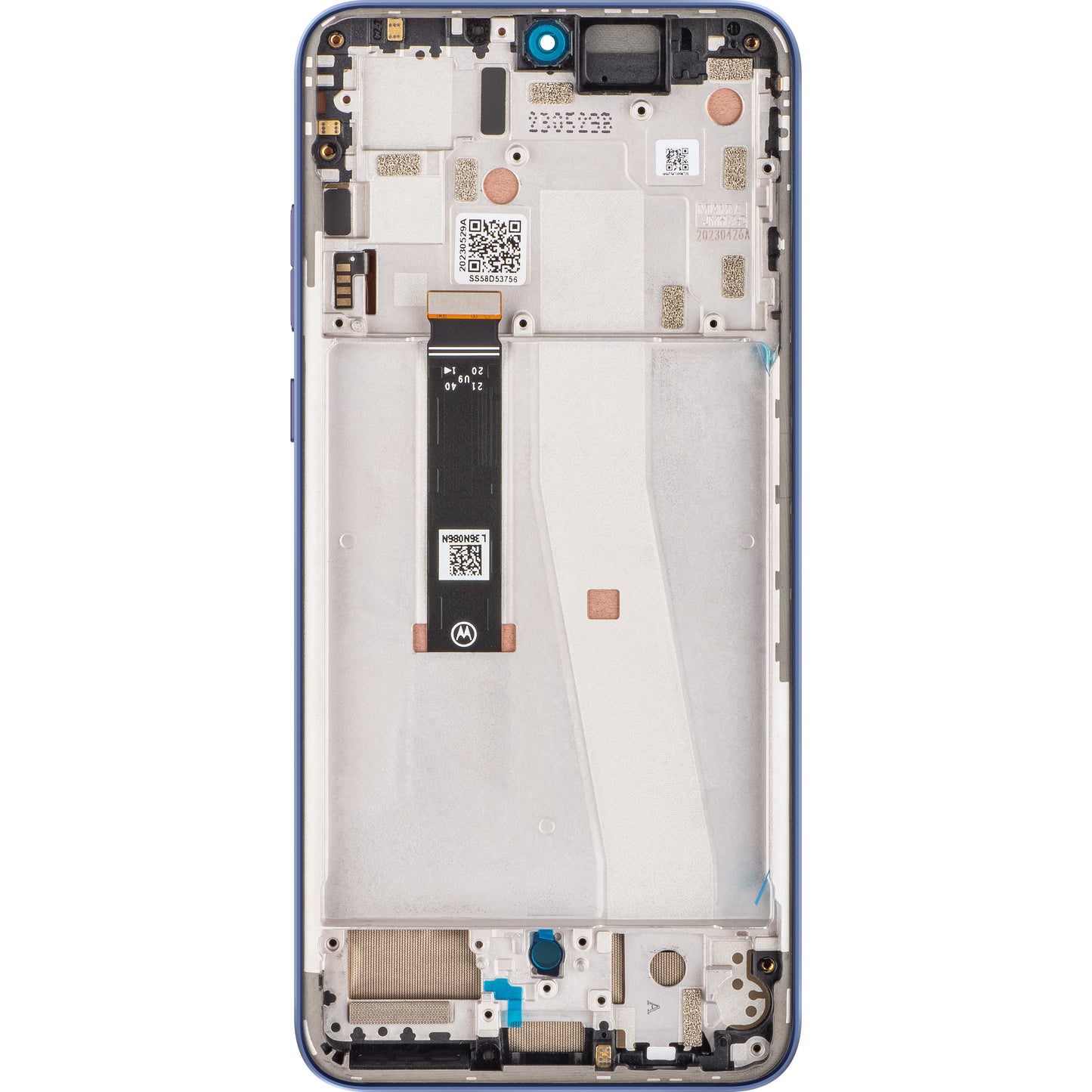 Motorola Edge 30 Neo dotykový displej, s rámom, fialový (veľmi perleťový), servisný balík 5D68C21405