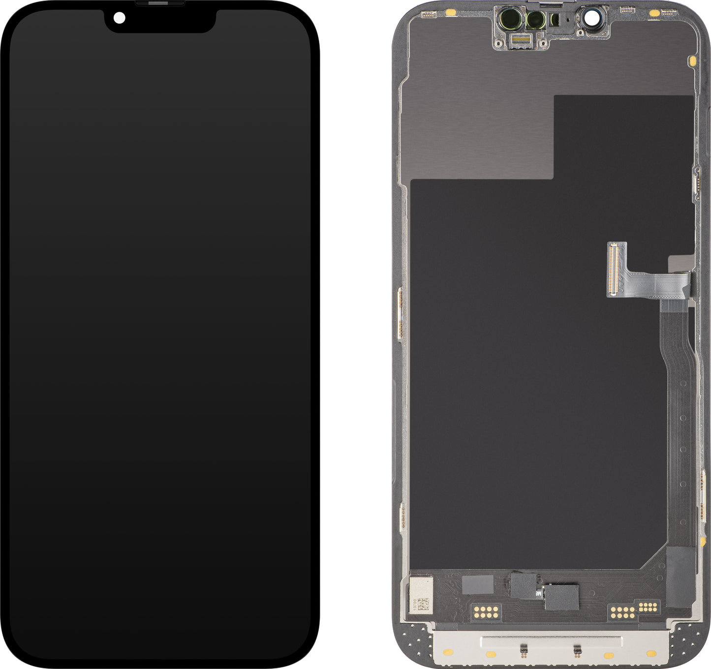 Displej s dotykovou obrazovkou MP kompatibilný s Apple iPhone 13 Pro Max, s rámom, verzia Soft OLED 120Hz FHD Diagnostic, čierna