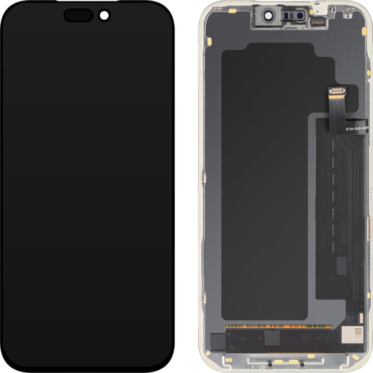 MP dotykový displej kompatibilný s Apple iPhone 17 Pro Max, s rámom, verzia OLED FHD IC Movable, čierny
