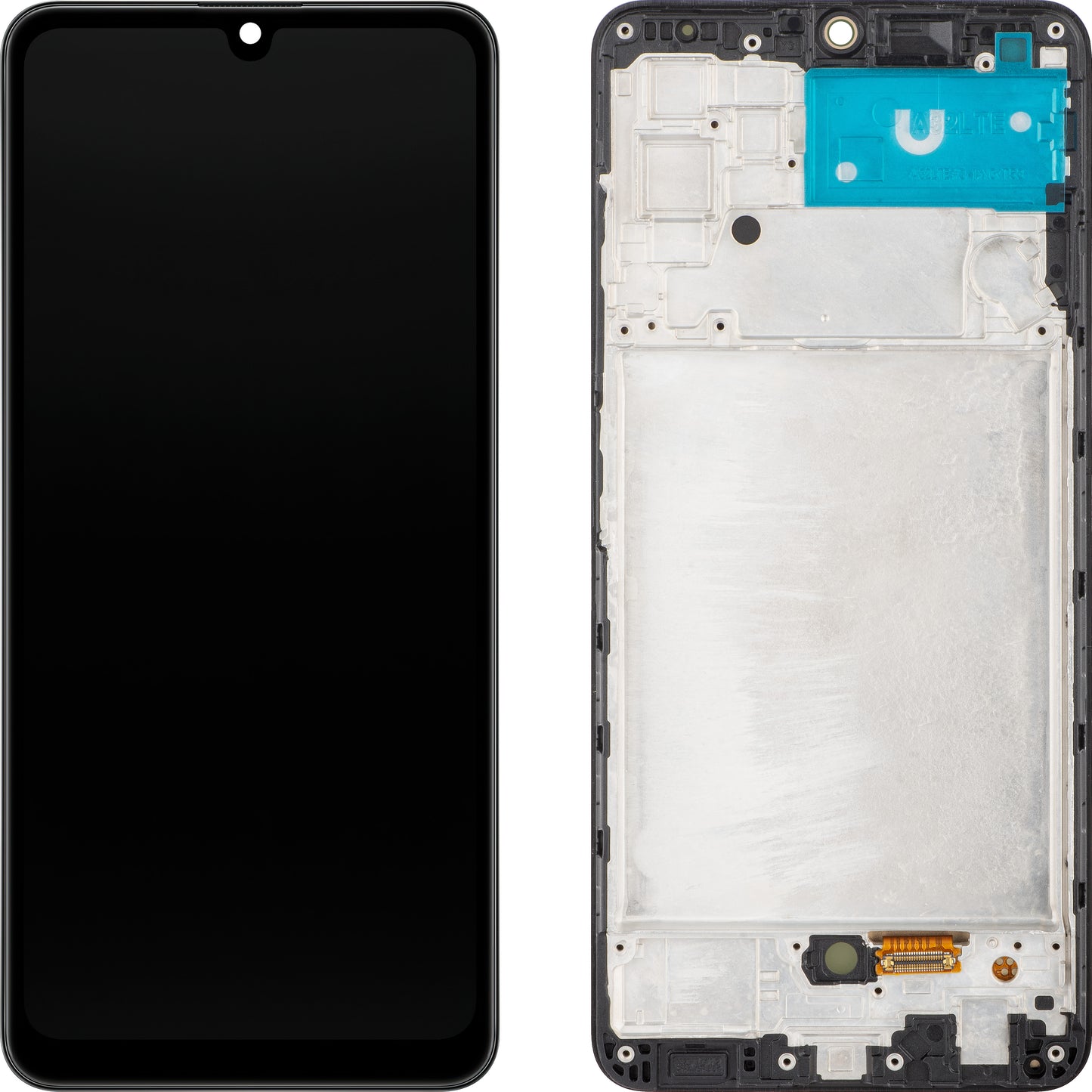 MP dotykový displej kompatibilný so Samsung Galaxy A32 A325, s rámom, verzia OLED, čierny