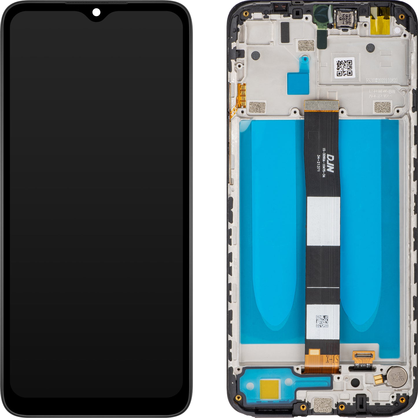 Displej s dotykovou obrazovkou MP kompatibilný s Xiaomi Redmi 9C NFC / 9C / 9A, s rámom, čierny