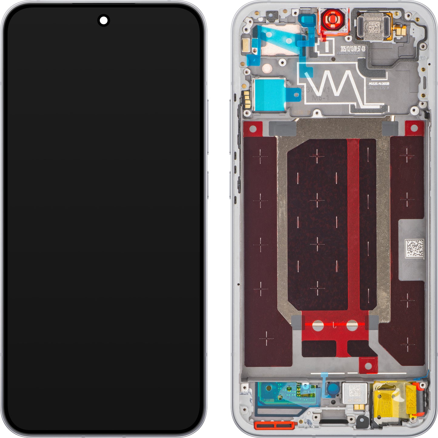 Display s dotykovou obrazovkou Oppo Reno15, s rámom, Biela (Aurora White), Service Pack 621029000786