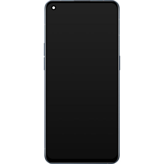 Oppo Reno6 5G Touchscreen Display with Frame, Black (Stellar Black), Service Pack 4907749