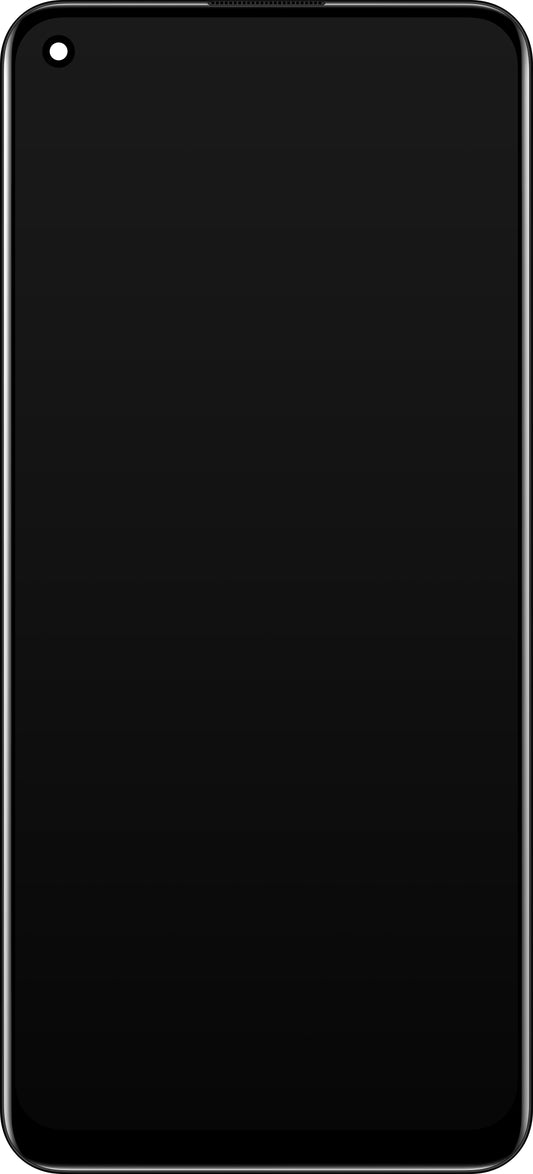 Displej s dotykovým sklom Oppo Reno5 F / A94 / F19 Pro / Reno5 Lite, s rámom, čierny, servisný balík 4906763