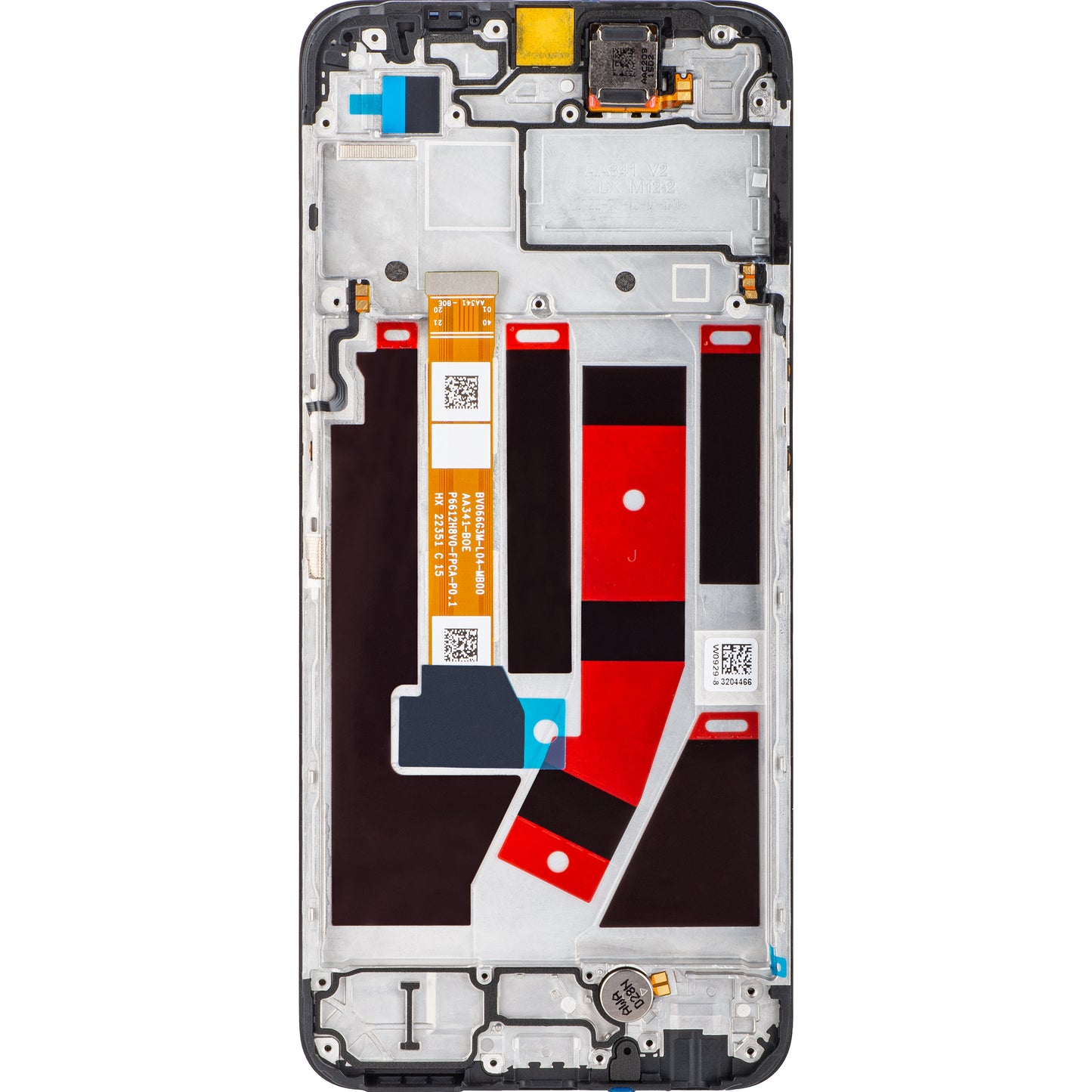 Oppo A57 5G dotykový displej, s rámom, čierny, servisný balíček 4130239