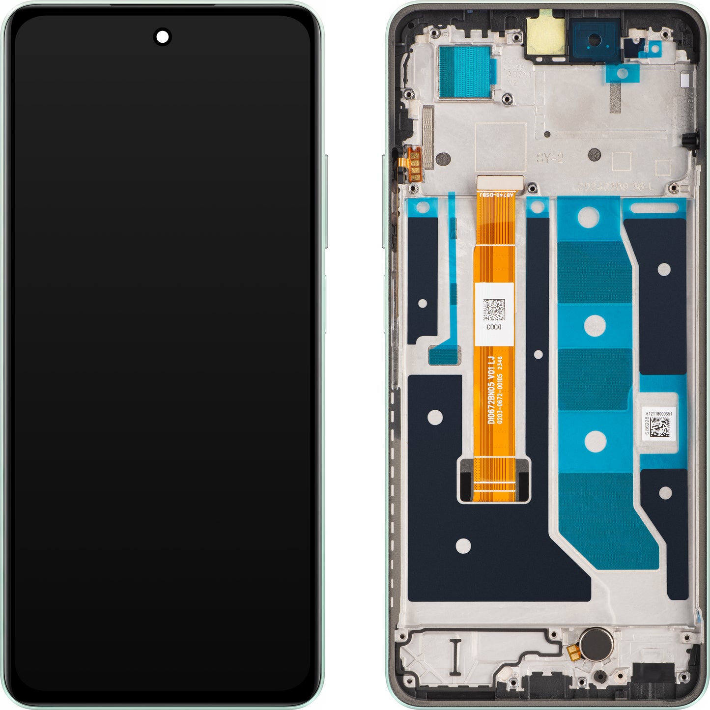 Dotykový displej Realme C67 4G, s rámčekom, zelený (Sunny Oasis), servisný balíček 621029000121