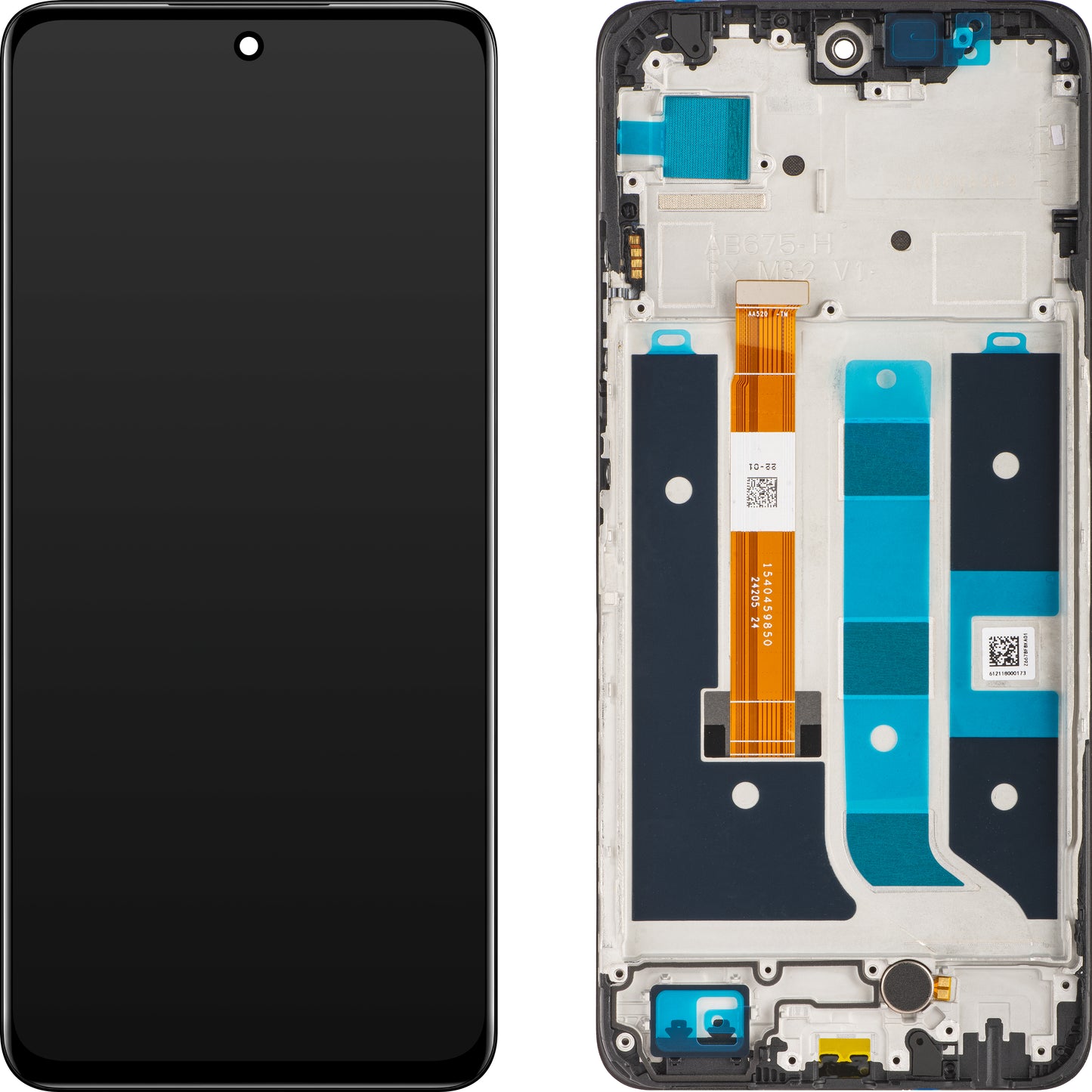 Realme 11 5G dotykový displej Realme 11 5G, s rámčekom, polnočne čierny, servisný balíček 621029000064