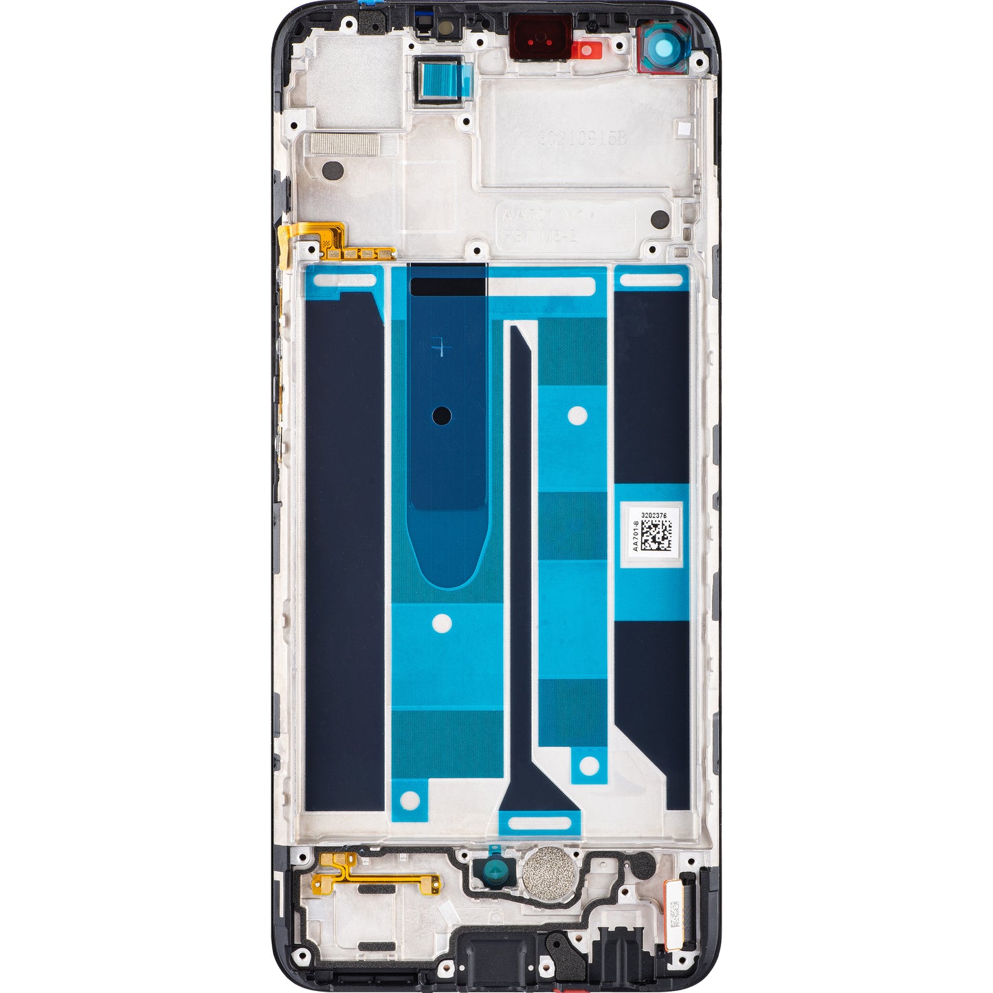 Realme 8 Pro dotykový displej, s rámom, čierny, servisný balíček 4130052