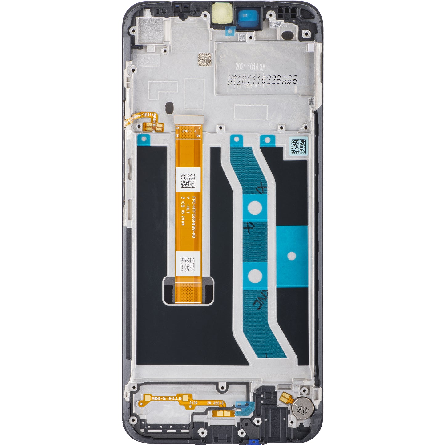 Realme C25Y dotykový displej, s rámom, čierny, servisný balíček 4908854