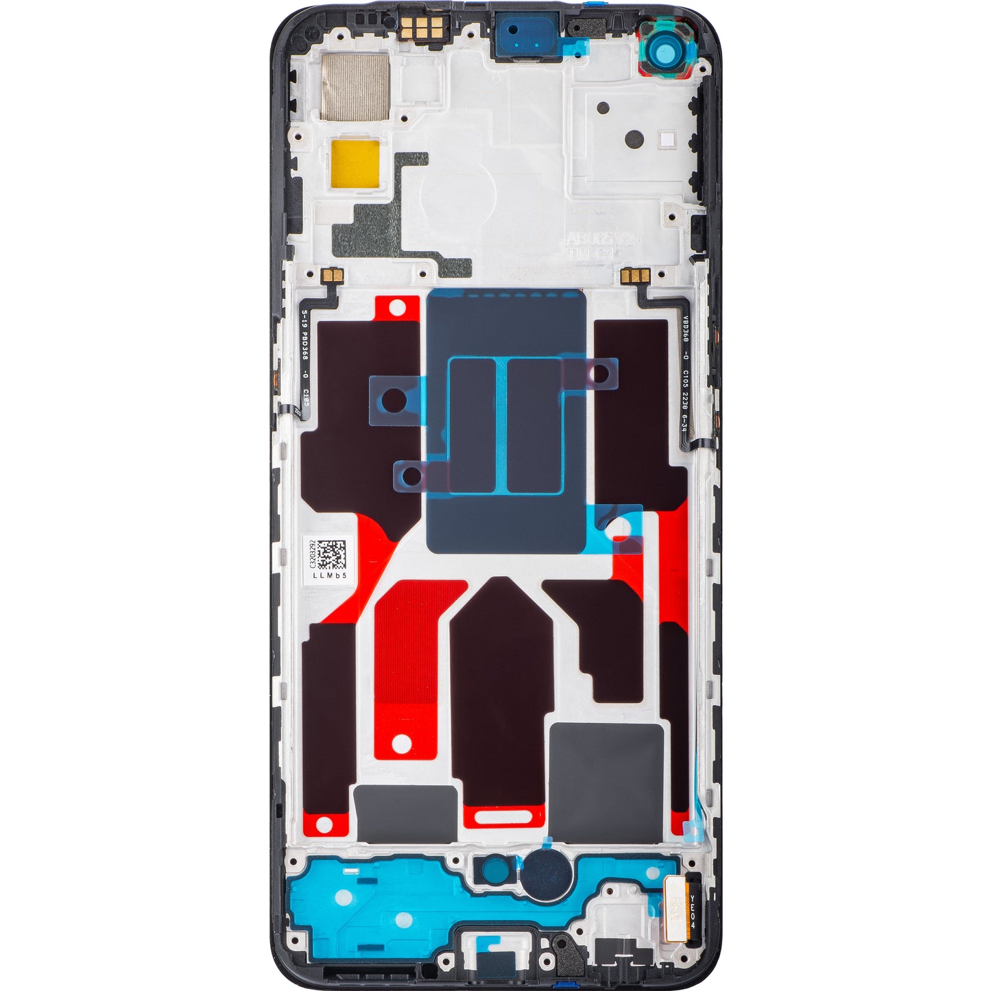 Realme GT Master dotykový displej, s rámom, čierny, servisný balíček 4908139