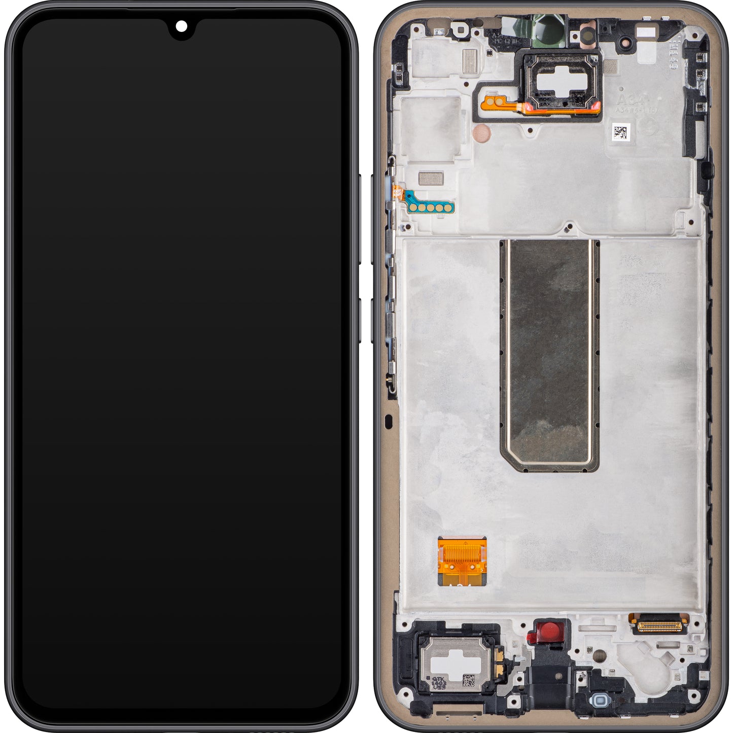 Samsung Galaxy Galaxy A34 A346 dotykový displej, s rámom, čierny (grafitový), servisný balíček GH82-31200A