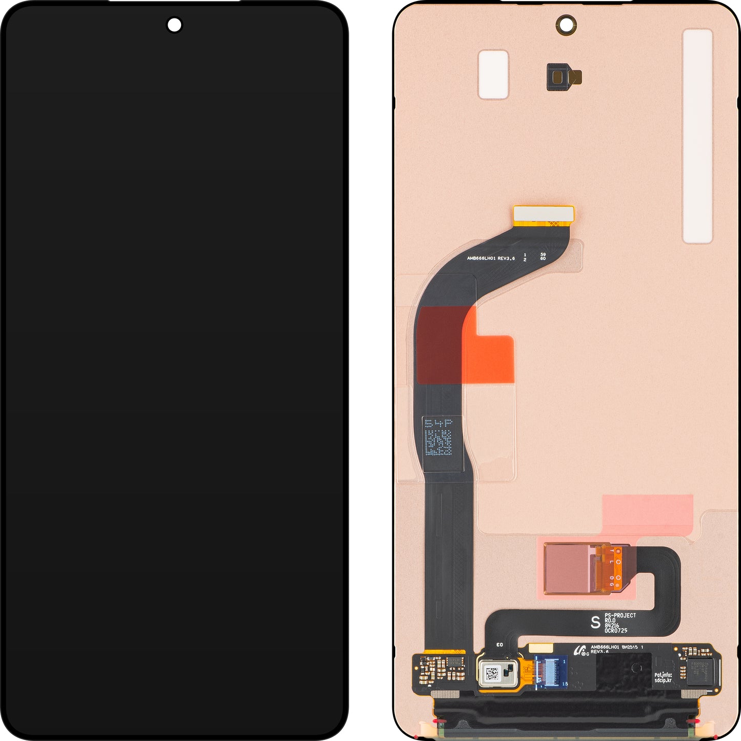 Displej s dotykovou obrazovkou Samsung Galaxy S25 Edge S937, servisný balík GH82-37225A