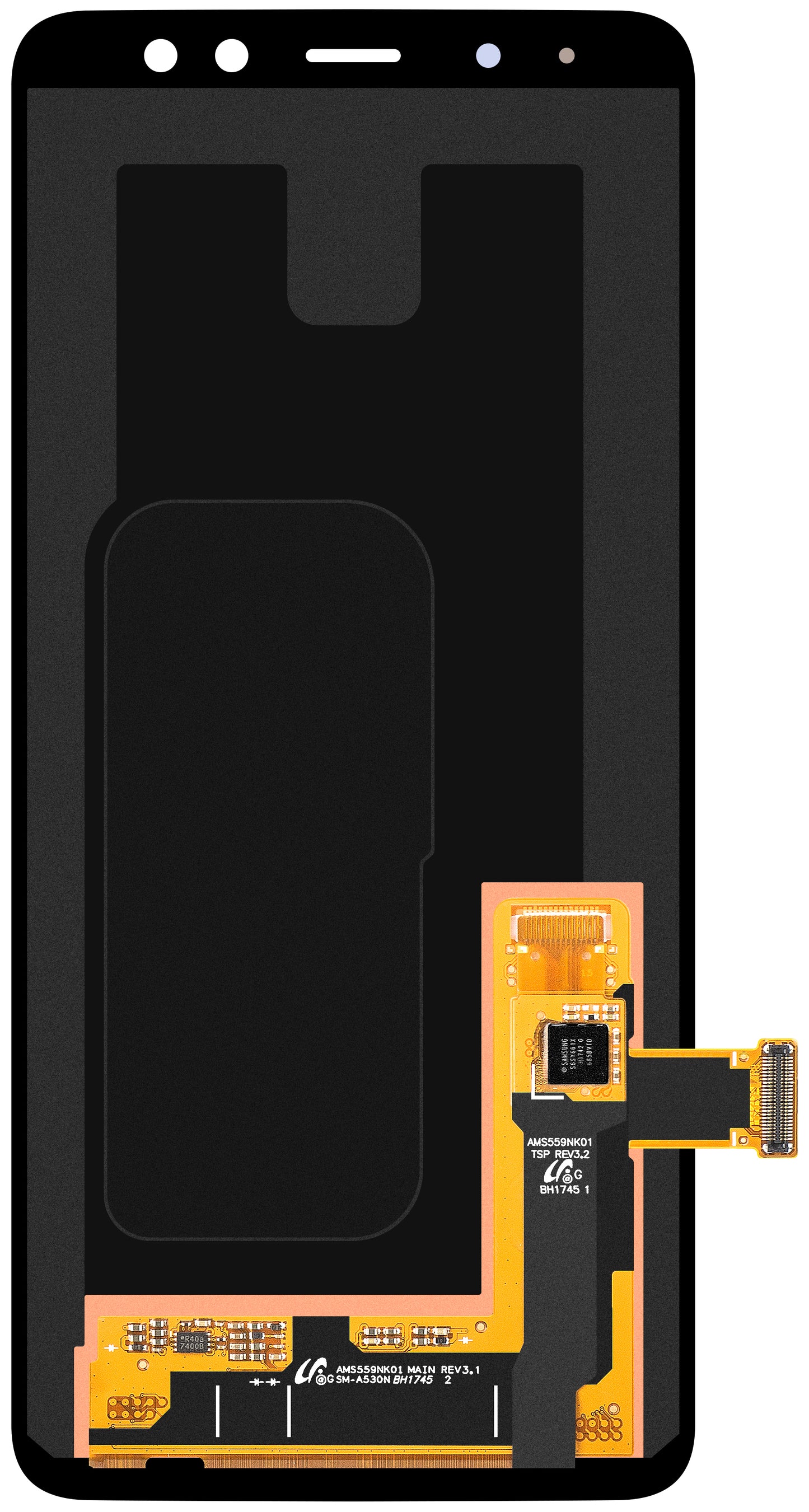 Dotykový displej Samsung Galaxy A8 (2018) A530, servisný balík GH97-21406A