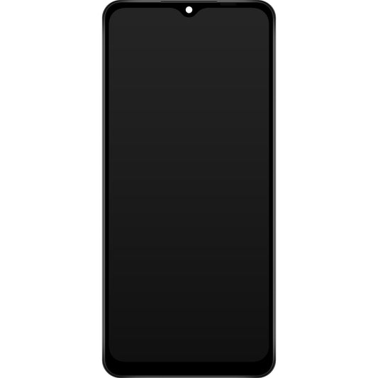 Dotykový displej Samsung Galaxy A12 Nacho A127, s rámom, čierny, repasovaný GH82-26486A