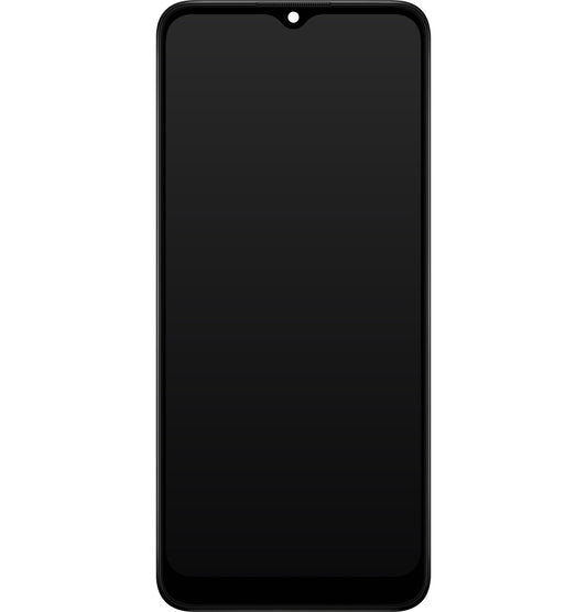 Dotykový displej Samsung Galaxy A03 A035, s rámom, verzia F, čierny, servisný balík GH81-21625A