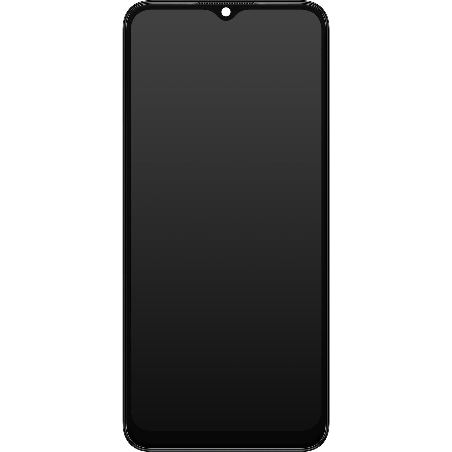 Dotykový displej Samsung Galaxy A03 A035, s rámom, verzia G, čierny, servisný balík GH81-21626A