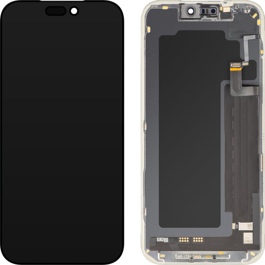 Displej s dotykovou obrazovkou a svetelným proximálnym senzorom MP kompatibilný s Apple iPhone 17 Pro Max, s rámom, softvérová verzia OLED FHD 120Hz diagnostika, čierny