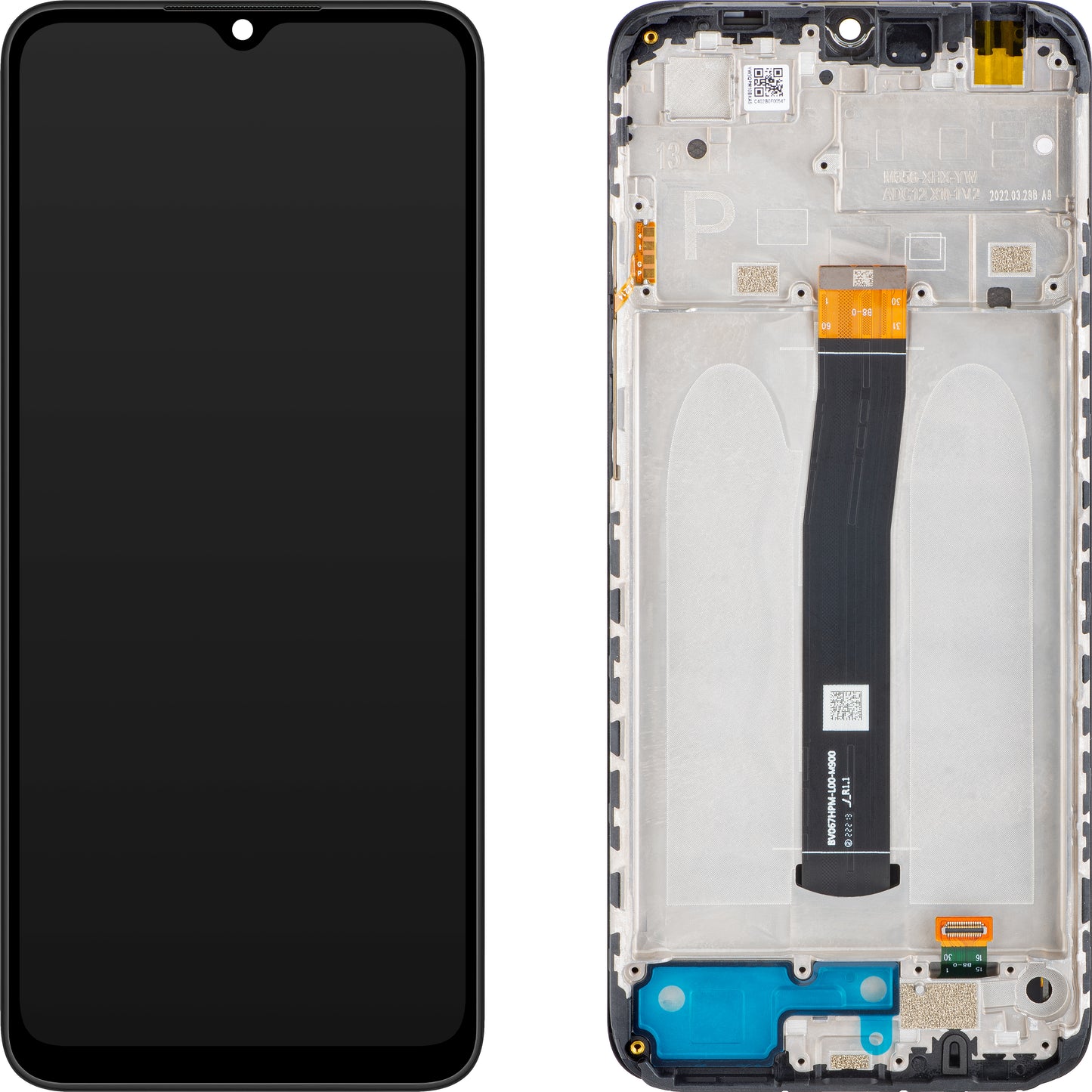 Xiaomi Poco C40 dotykový displej s rámom, čierny (Power Black), servisný balíček 560001C3QP00