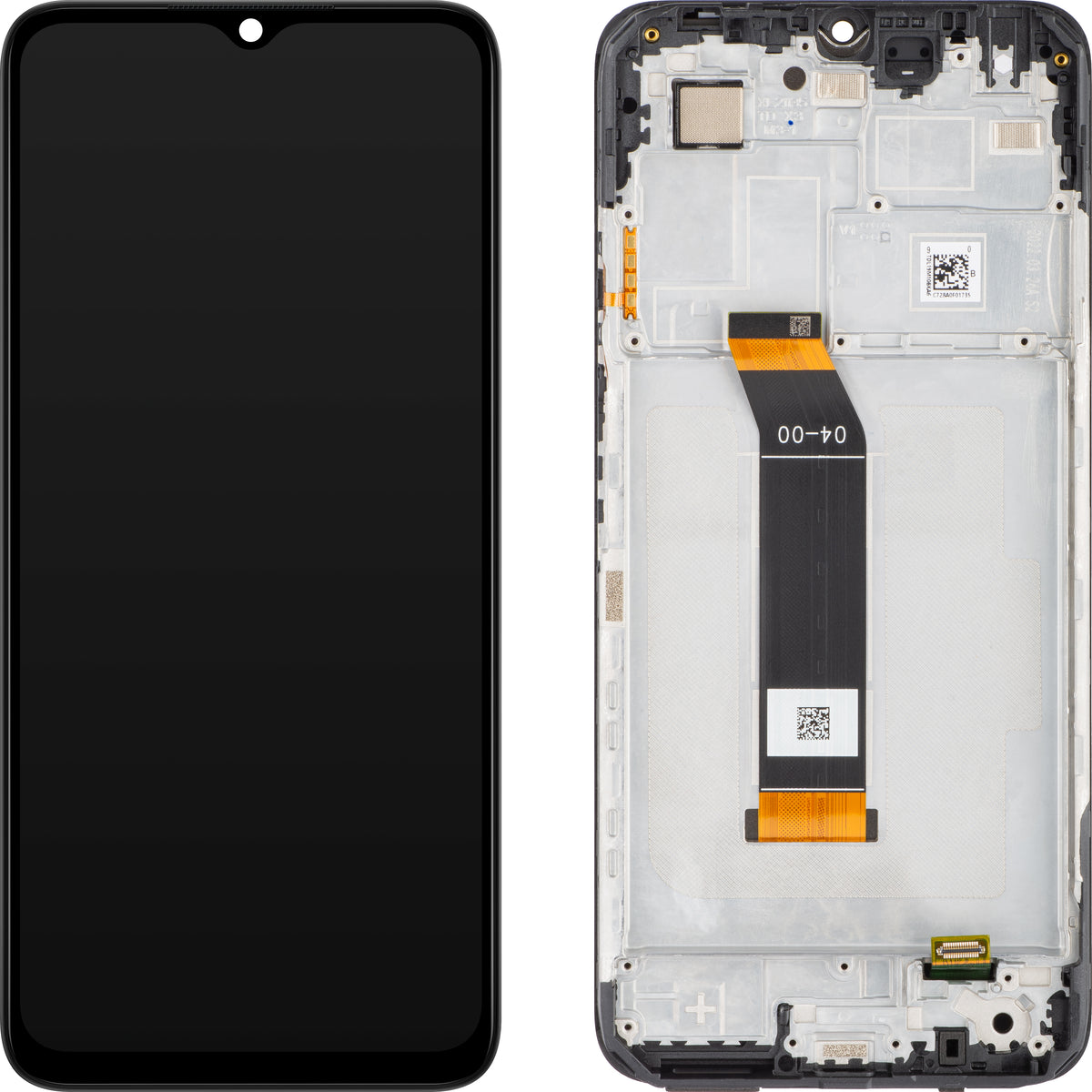 Displej s dotykovou obrazovkou Xiaomi Poco M5 / M4 5G / Redmi 10 5G, s rámom, čierny, Service Pack 560005L19P00