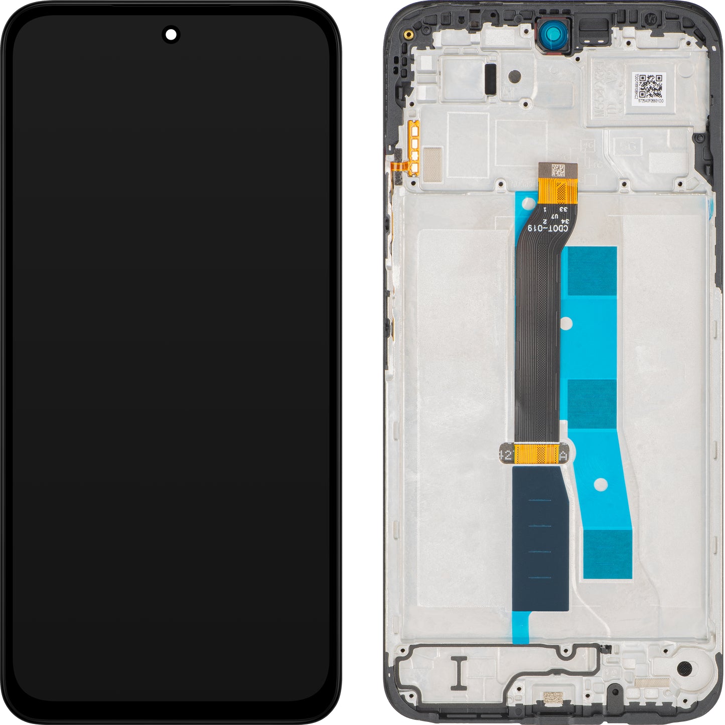 Displej s dotykovou obrazovkou Xiaomi Redmi 15 5G, s rámom, čierny, Swap 56002500O1900