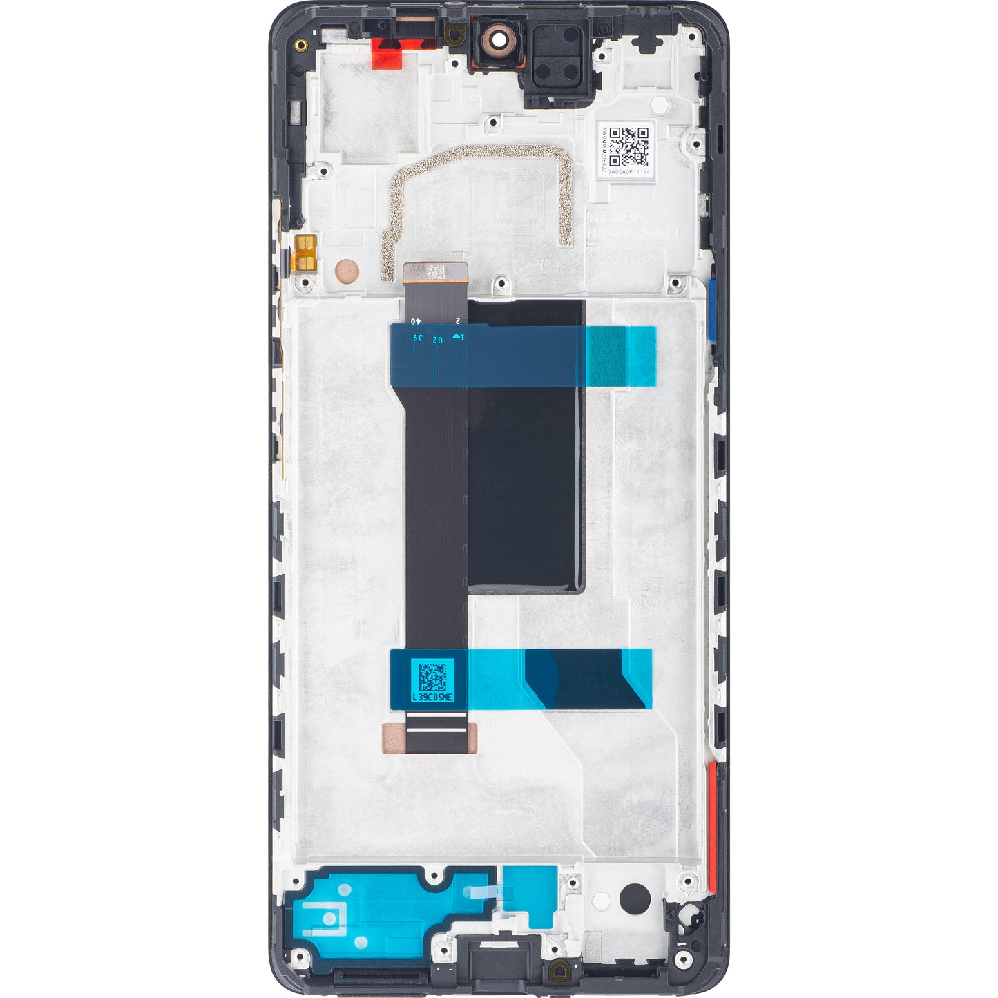 Xiaomi Redmi Redmi Note 12 Pro 5G dotykový displej s rámčekom, Midnight Black, servisný balíček 5600010M1600