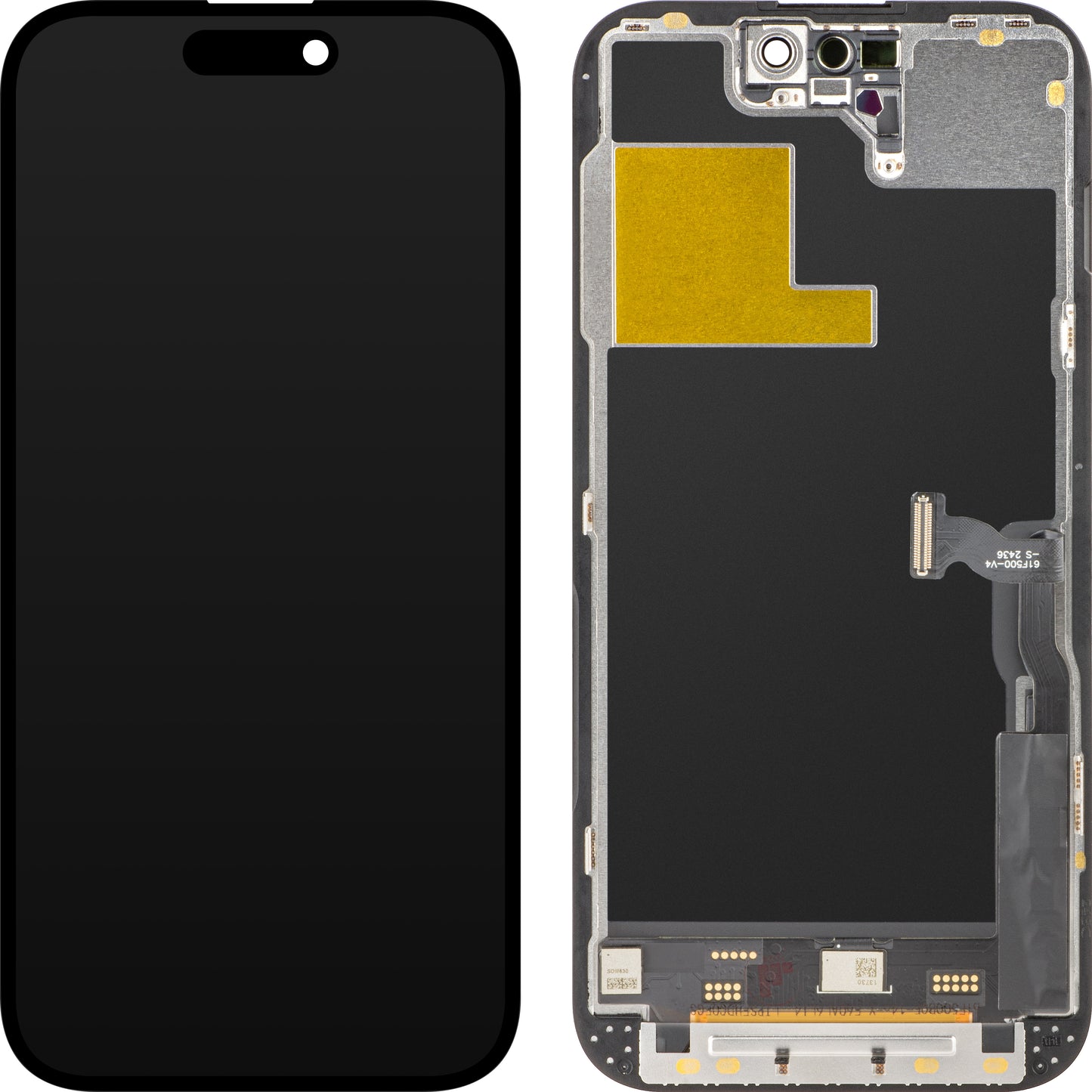 Displej so dotykovou obrazovkou ZY pre Apple iPhone 14 Pro, s rámom, verzia LCD In-Cell IC pohyblivá, čierna