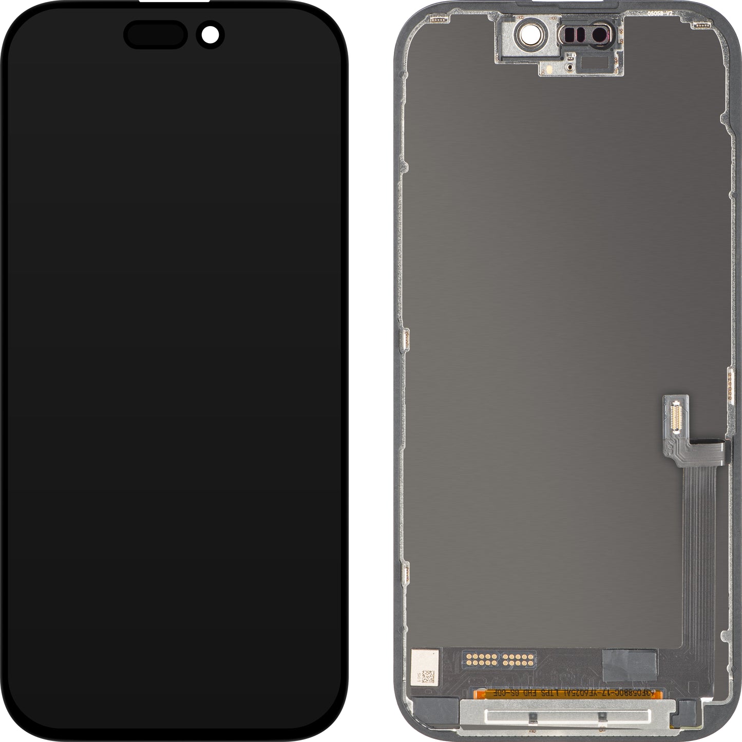 Displej s dotykovou obrazovkou ZY pre Apple iPhone 17, s rámom, verzia LCD In-Cell IC Movable, čierna