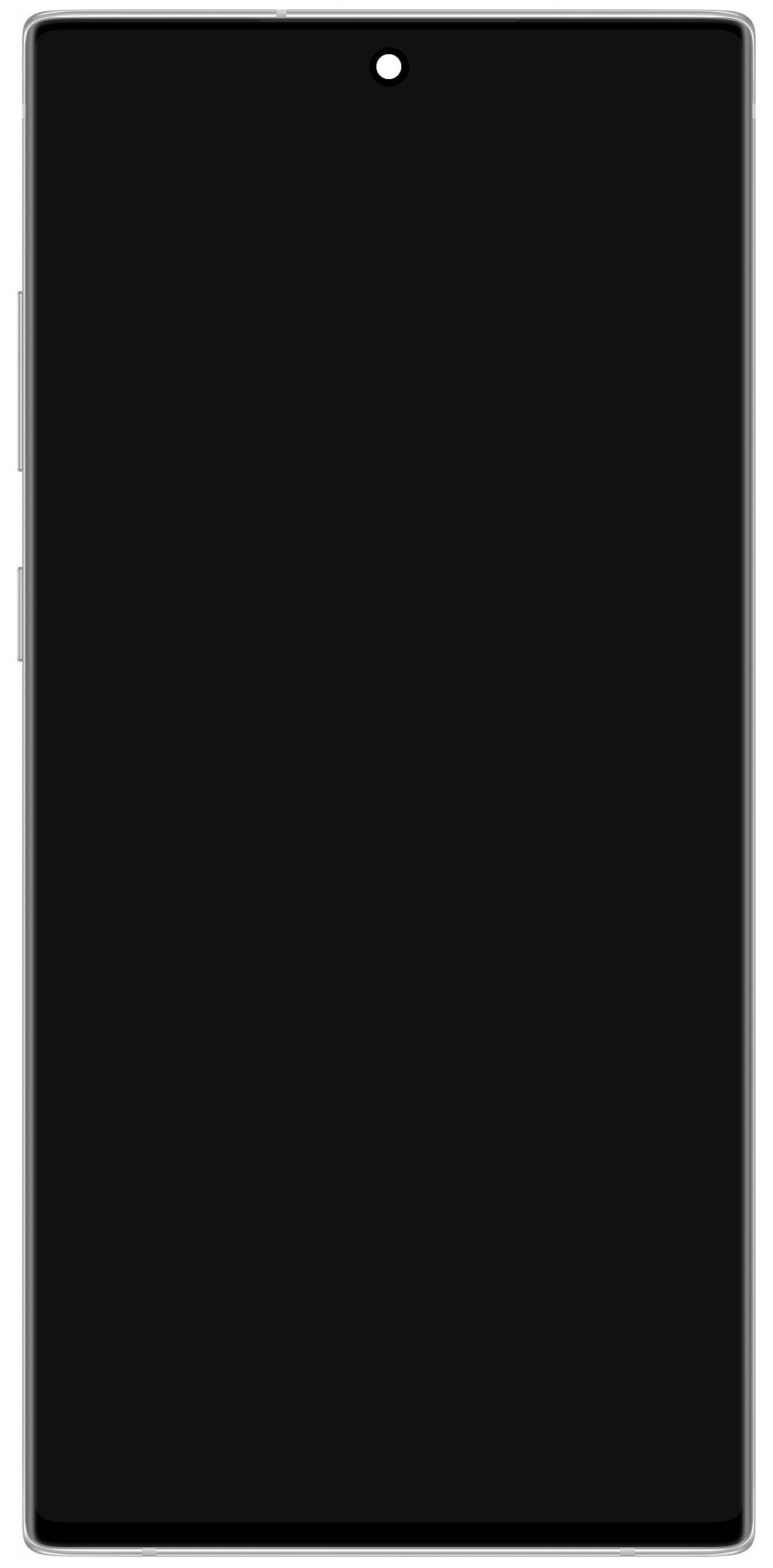 Dotykový displej Samsung Galaxy Note 10+ 5G N976 / Note 10+ N975, s rámom, biely, servisný balíček GH82-20838B