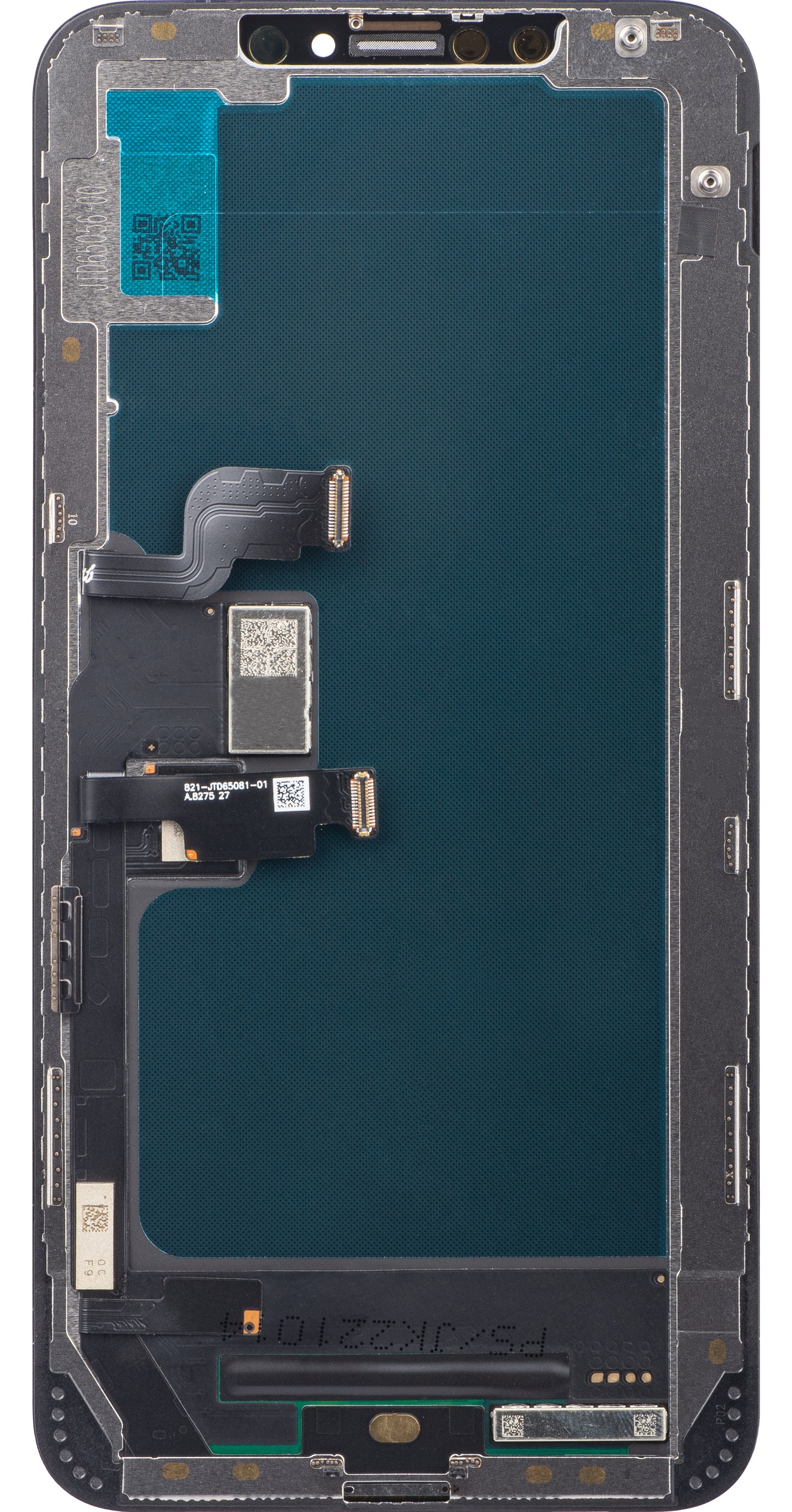 JK Dotykový displej pre Apple iPhone XS Max, s rámom, verzia In-Cell LCD, čierny