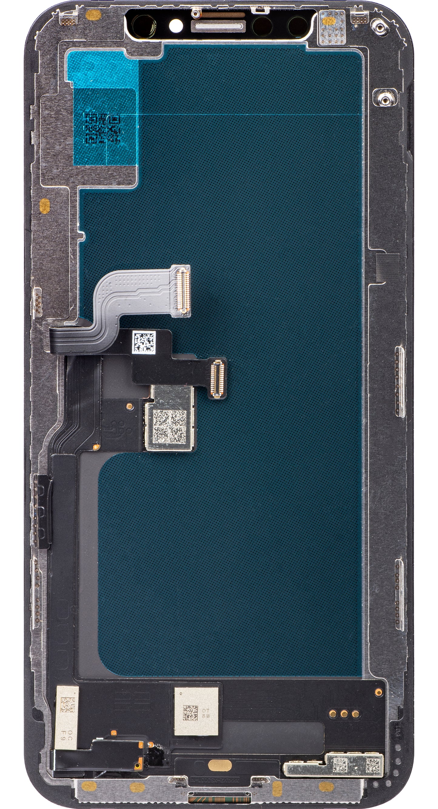 JK Dotykový displej pre Apple iPhone XS, s rámom, verzia In-Cell LCD, čierny