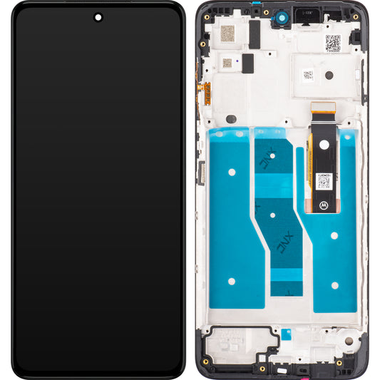 Motorola Moto Moto G82 dotykový displej s rámom, sivý, servisný balíček 5D68C20864