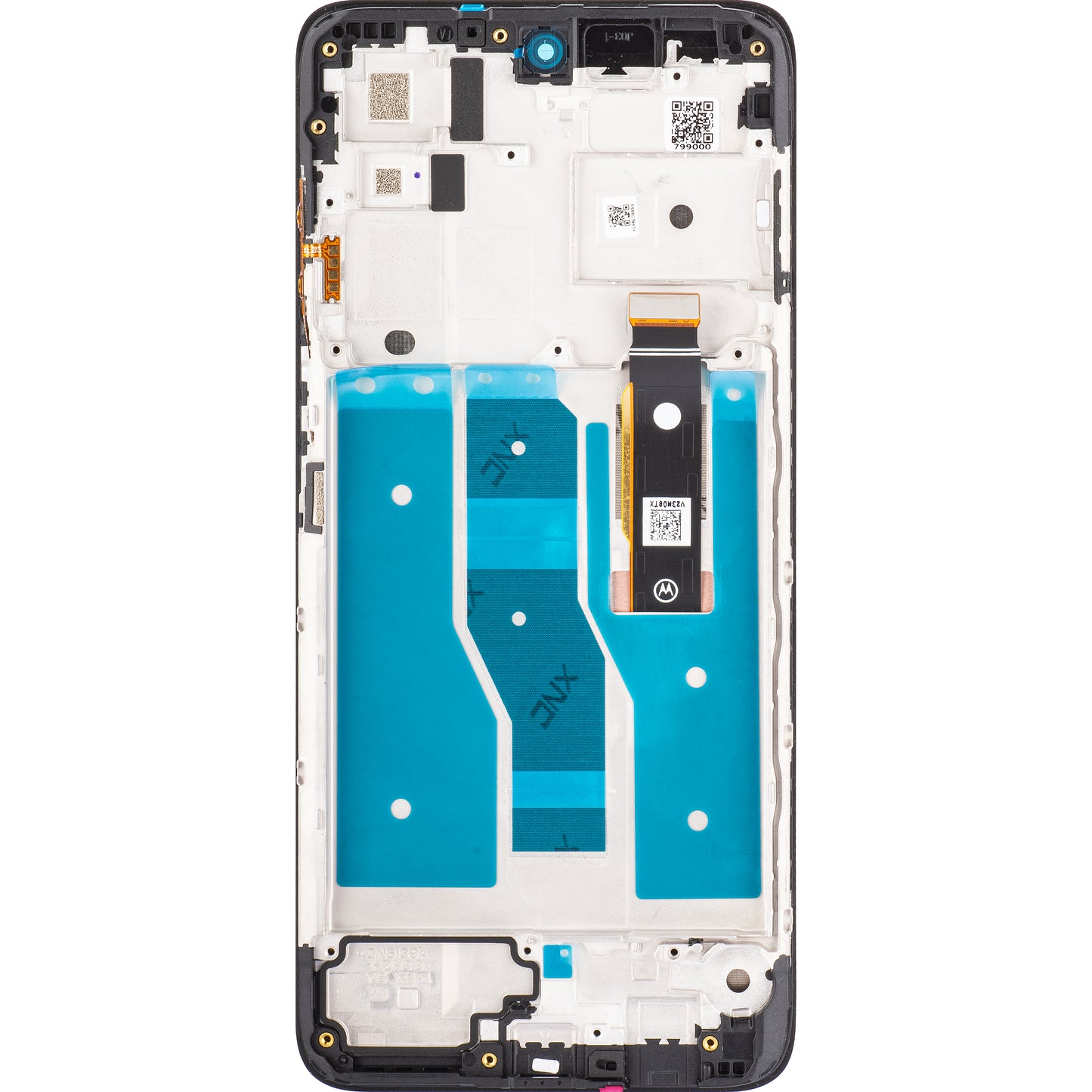 Motorola Moto Moto G82 dotykový displej s rámom, sivý, servisný balíček 5D68C20864
