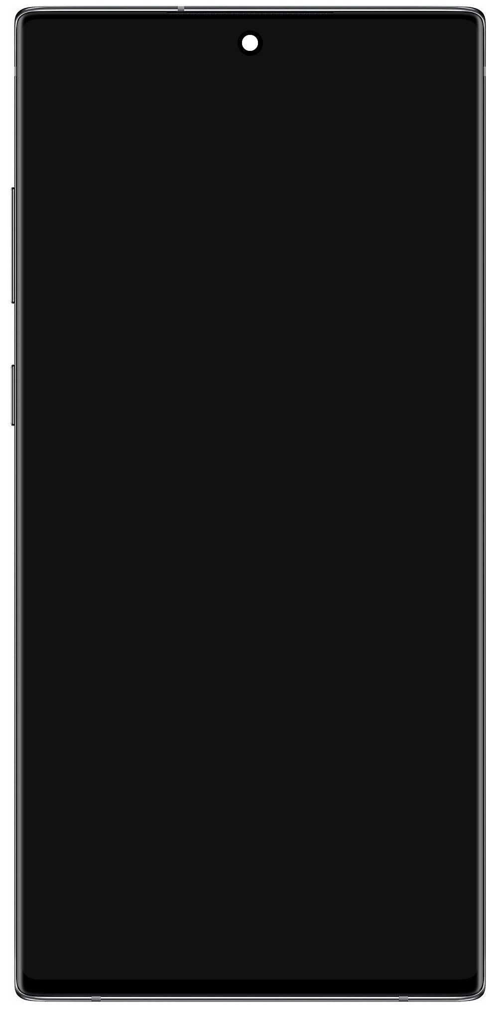 Samsung Galaxy Note 10+ 5G N976 / Note 10+ N975 dotykový displej, s rámom, čierny (Aura Black), servisný balíček GH82-20838A