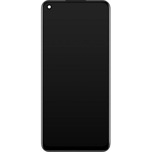 Oppo A74 5G / A54 5G dotykový displej s rámom, čierny, servisný balík 4906219