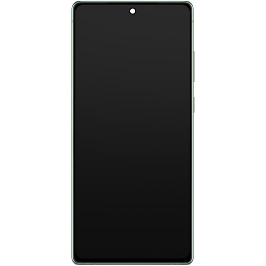 Dotykový displej Samsung Galaxy Note 20 5G N981 / Note 20 N980, s rámom, zelený, servisný balík GH82-23495C