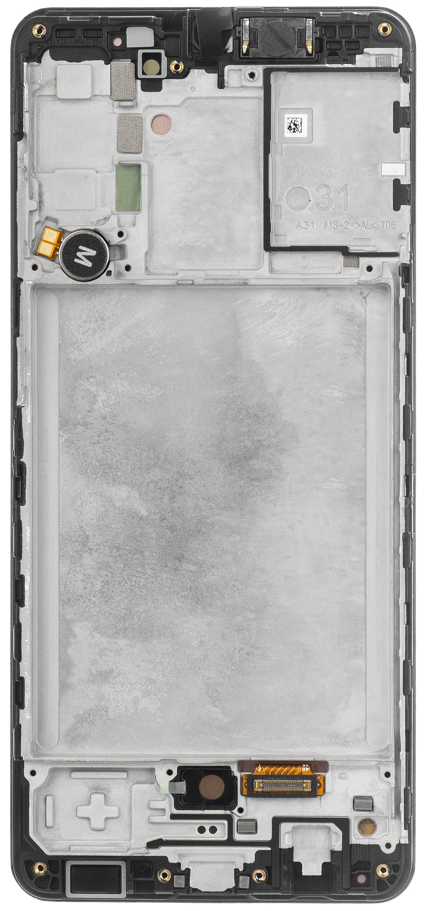 Samsung Galaxy Galaxy A31 A315 dotykový displej, s rámom, čierny, servisný balíček GH82-2276761A