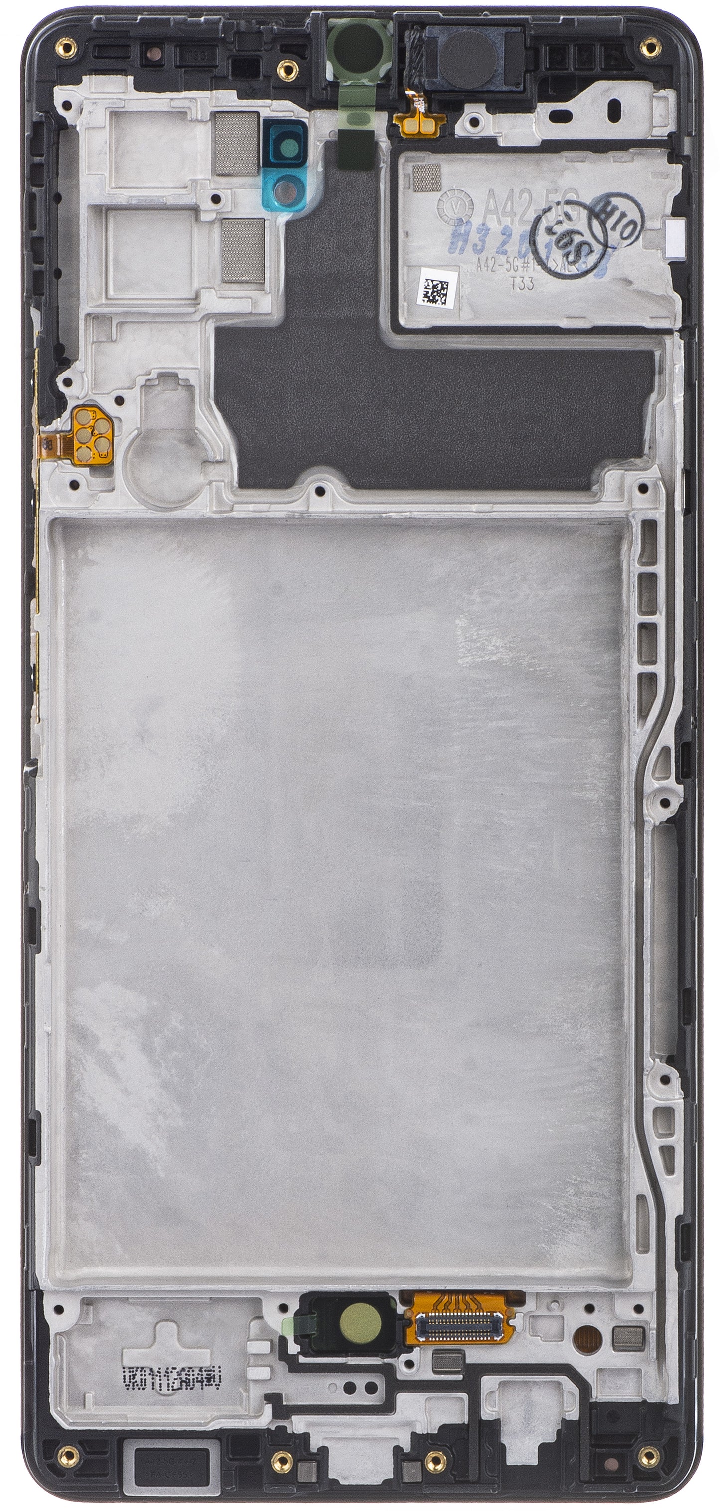 Samsung Galaxy A42 5G dotykový displej A426, s rámom, čierny, servisný balíček GH82-24375A