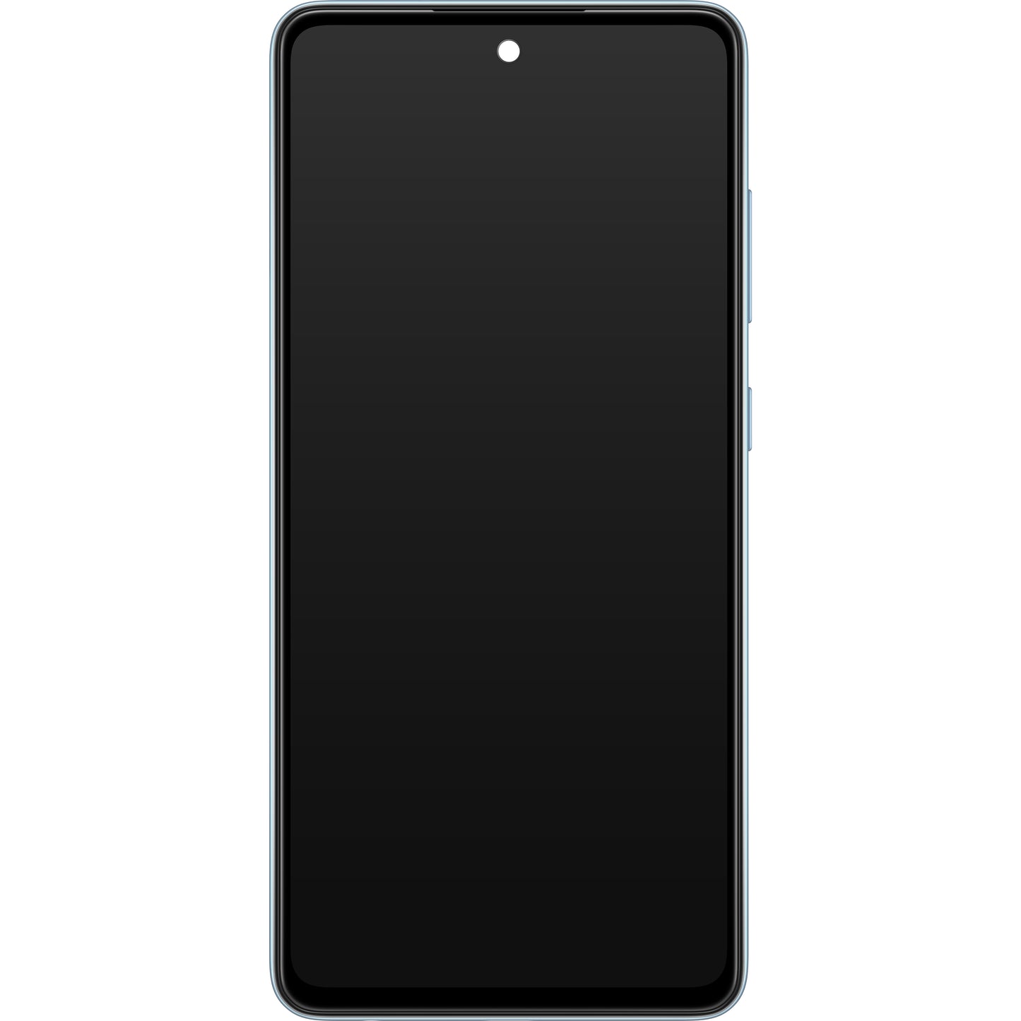 Samsung Galaxy Galaxy A52 5G A526 / A52 A525 Dotykový displej s rámčekom, modrý, servisný balíček GH82-25524B