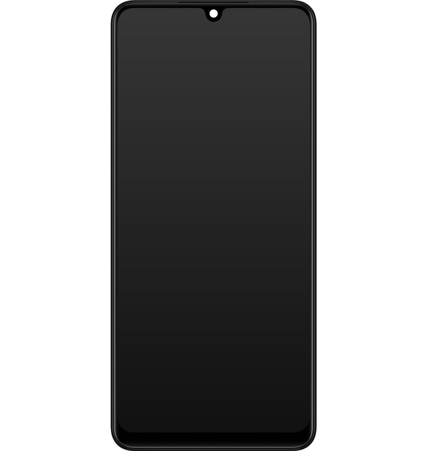 Samsung Galaxy Galaxy A22 A225 dotykový displej s rámom, čierny, servisný balíček GH82-25944A