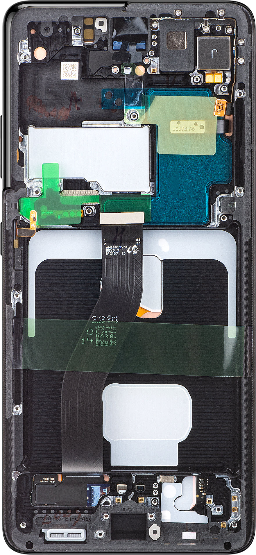 Dotykový displej Samsung Galaxy S21 Ultra 5G G998 Dotykový displej Samsung Galaxy S21 Ultra 5G G998, s rámčekom, čierny, servisný balíček GH82-26035A