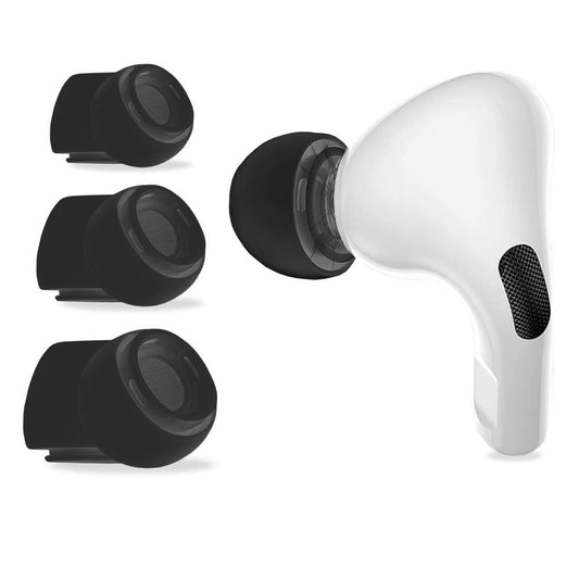 Ušné štuple Tech-Protect pre Apple AirPods Pro Series, Veľkosti S / M / L, Čierne
